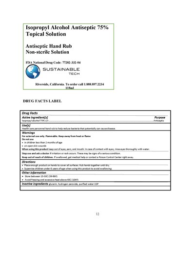 118ml Label (Label Iso75 118ml)